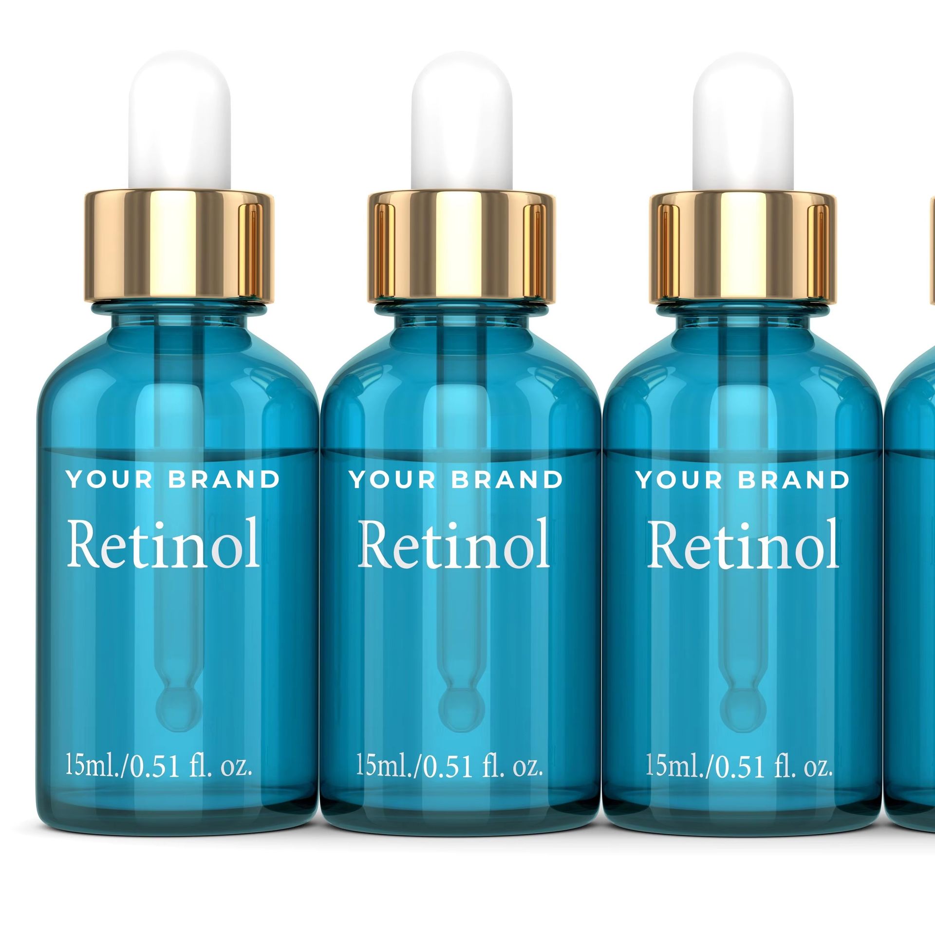 Private Label 2.5% for Serum Anti-Aging Anti-Wrinkle Face Whitening 30ml Glass Dropper Vitamin Collagen Infused Made OEM