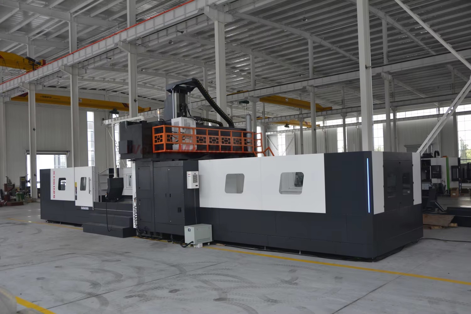 XH6025 Heavy Duty CNC Gantry Machining Center 6000mm X Travel BT50 Spindle 24ATC Hiwin Guideway Metal Mill