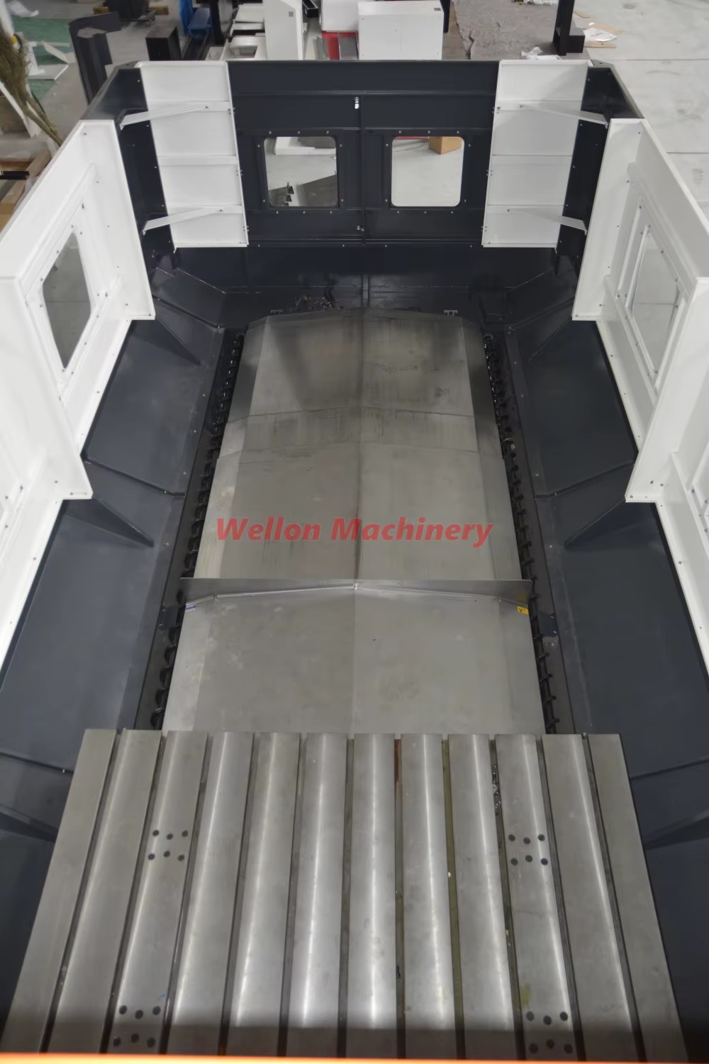 XH6025 Heavy Duty CNC Gantry Machining Center 6000mm X Travel BT50 Spindle 24ATC Hiwin Guideway Metal Mill