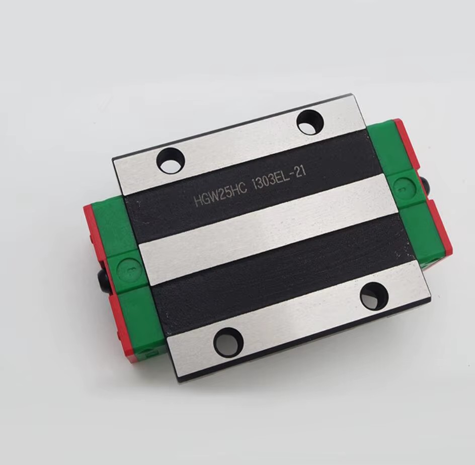 HIWIN HGW20 Linear Guide Rail and HGH20CAZAP Linear Block 23mm Slide Width Bearing Steel 32.75kN Dynamic Load Capacity