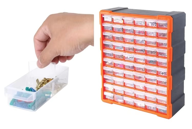 Custom Drawer Type Plastic Storage Cabinet Toolbox Organizer Hardware Tool Storage Plastic Storage Box
