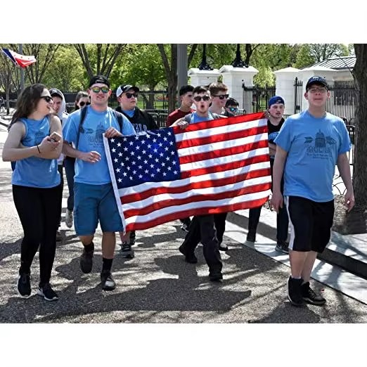 TOP FLAGSINC American Flag 6x10 Heavy Duty 420D 990g Embroidered Stars Outdoor Flag Manual Fulfillment