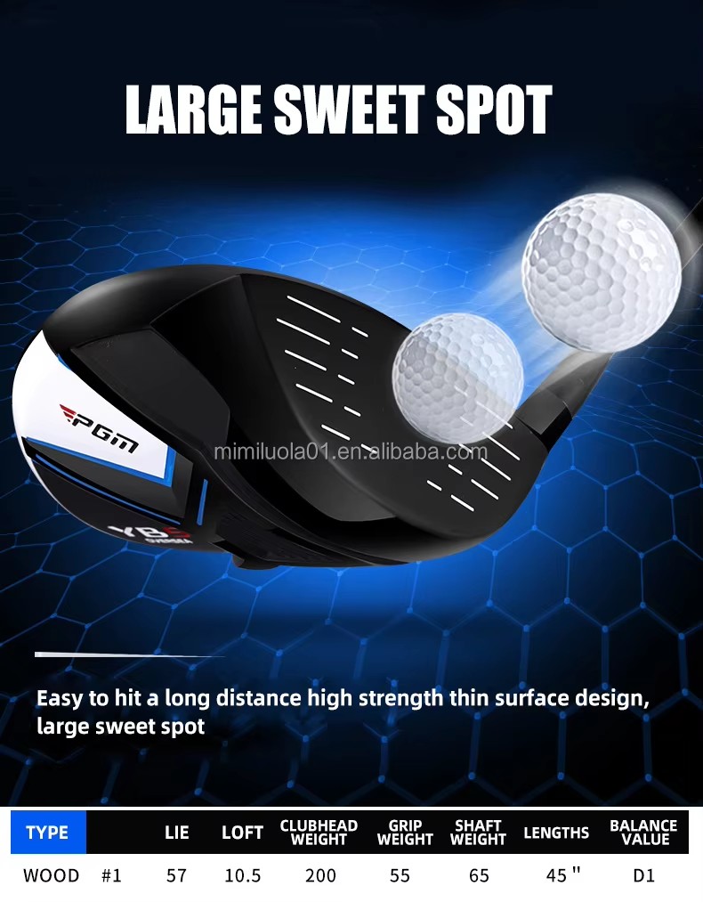 PGM MTG073 YB5 Beginner Equipment Right Handed Men Golf Clubs Complete Set with Golf Bag