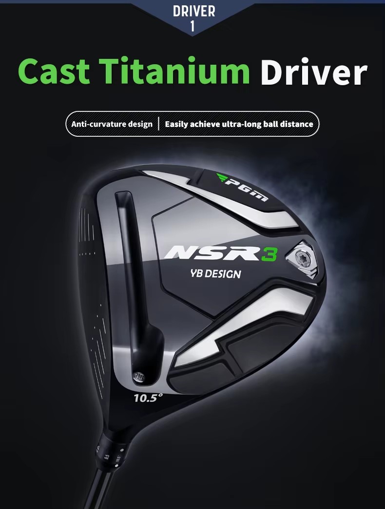 PGM MTG033 NSR 3 Left Handed Advanced Men Golf Clubs Complete Set with Head Covers and Golf Bag