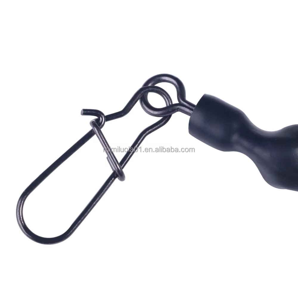 Wholesale JI104/JI105/JI106/JI107 7g 2oz 3oz 4oz PE Coated Long Shape Steel Ball Fishing Weight Sinker