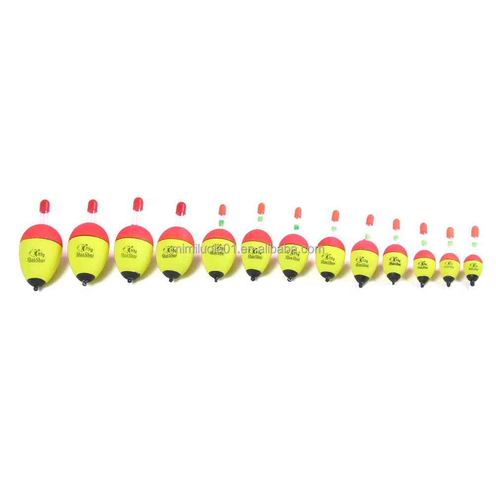 Wholesale QT182 3g 5g 8g 10g 15g 20g 25g 30g 40g 50g 60g 70g 80g 100g Luminous EVA Fishing Float