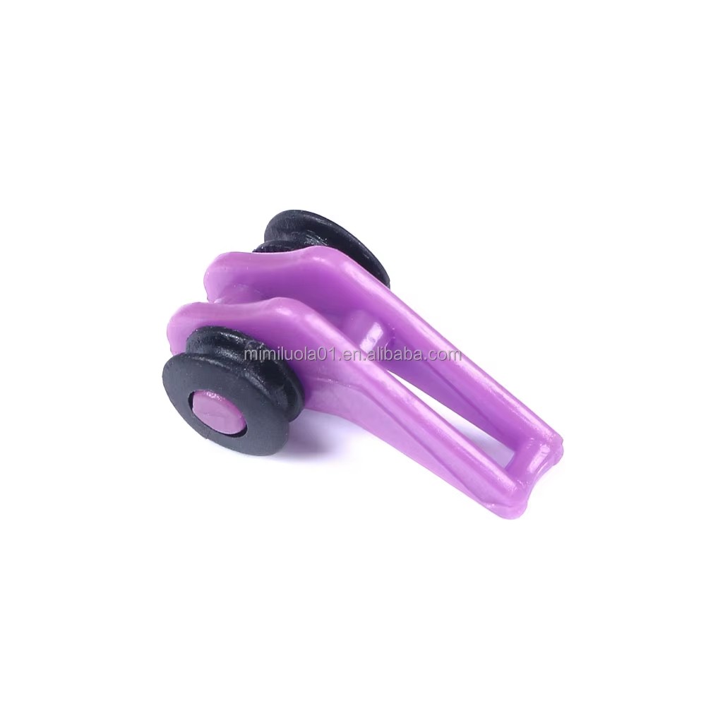 Multicolor QT009 10pcs/bag Fishing Accessary Tool Plastic Rubber Ring Fishing Rod Easy Hook Keeper Holder for Hanging Bait Lure