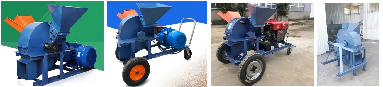 Forestry Machinery Coconut Shell Wood Crusher Machine with High Capacity Wood Mill for Palm Fiber and Waste Wood Recycling