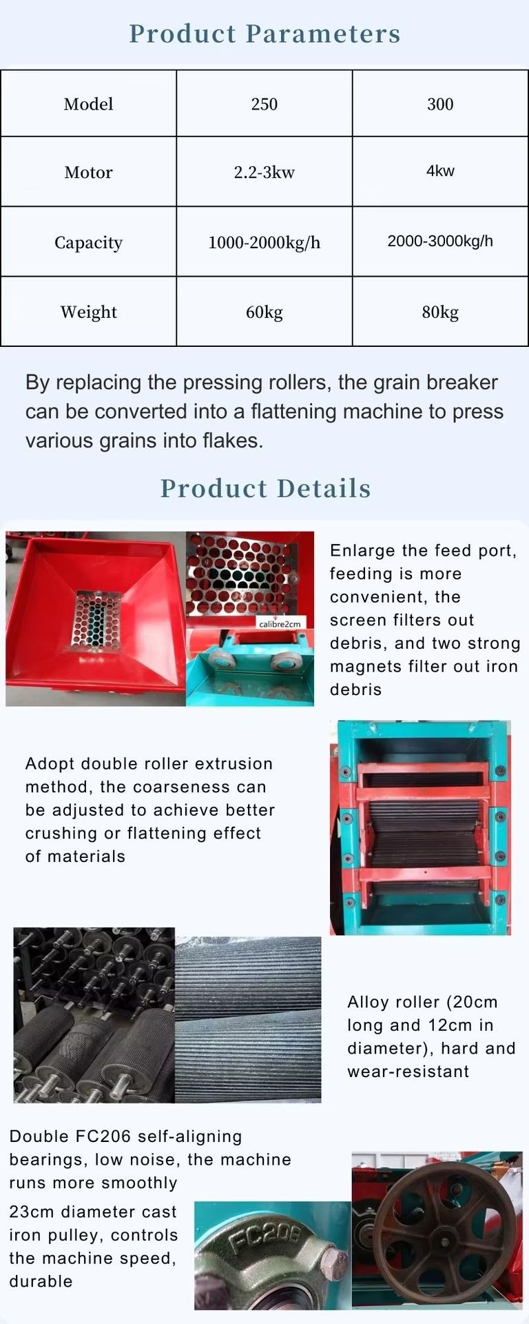 Multifunctional Easy-to-Make Grain Crusher Machine for All Kinds of Breeding Feeds