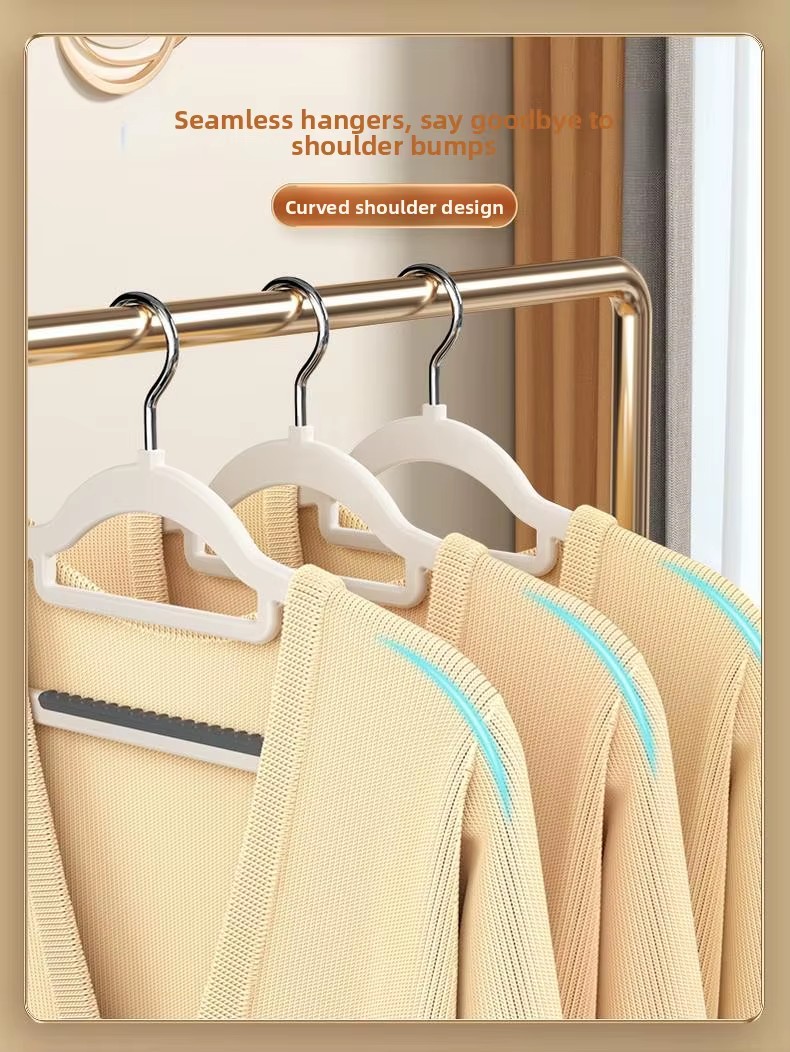 Multi-Functional Household Rotatable Clothes Hanger Non-Slip Thickened Eco-friendly Living Room Wardrobe Plastic Hanger