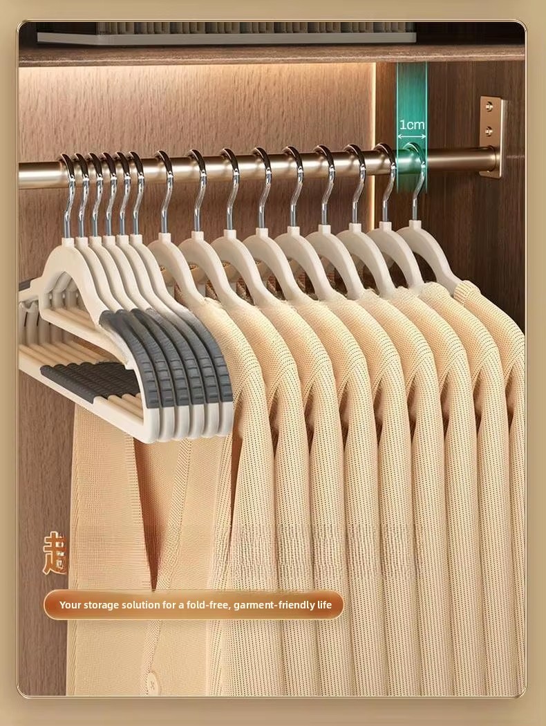 Multi-Functional Household Rotatable Clothes Hanger Non-Slip Thickened Eco-friendly Living Room Wardrobe Plastic Hanger