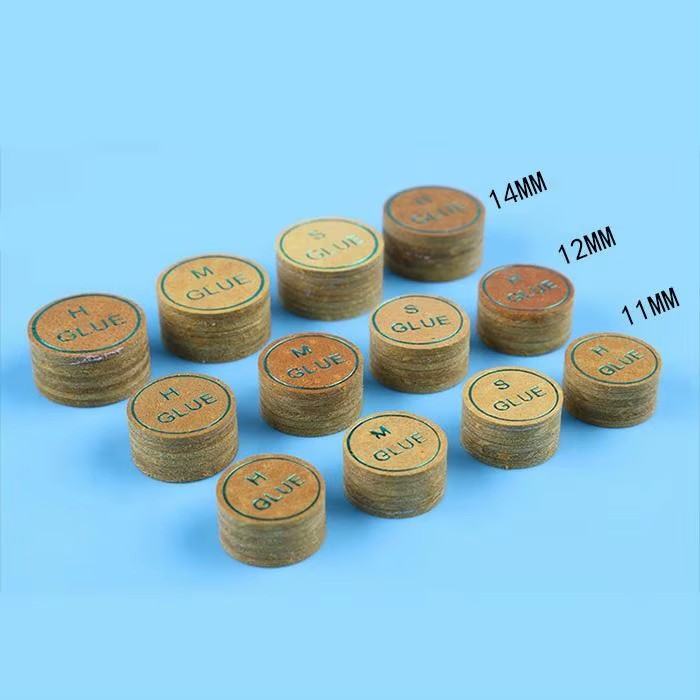 Premium Multi Layer Leather 11mm/12mm/14mm Billiard Pool Cue Stick Tips for Sale
