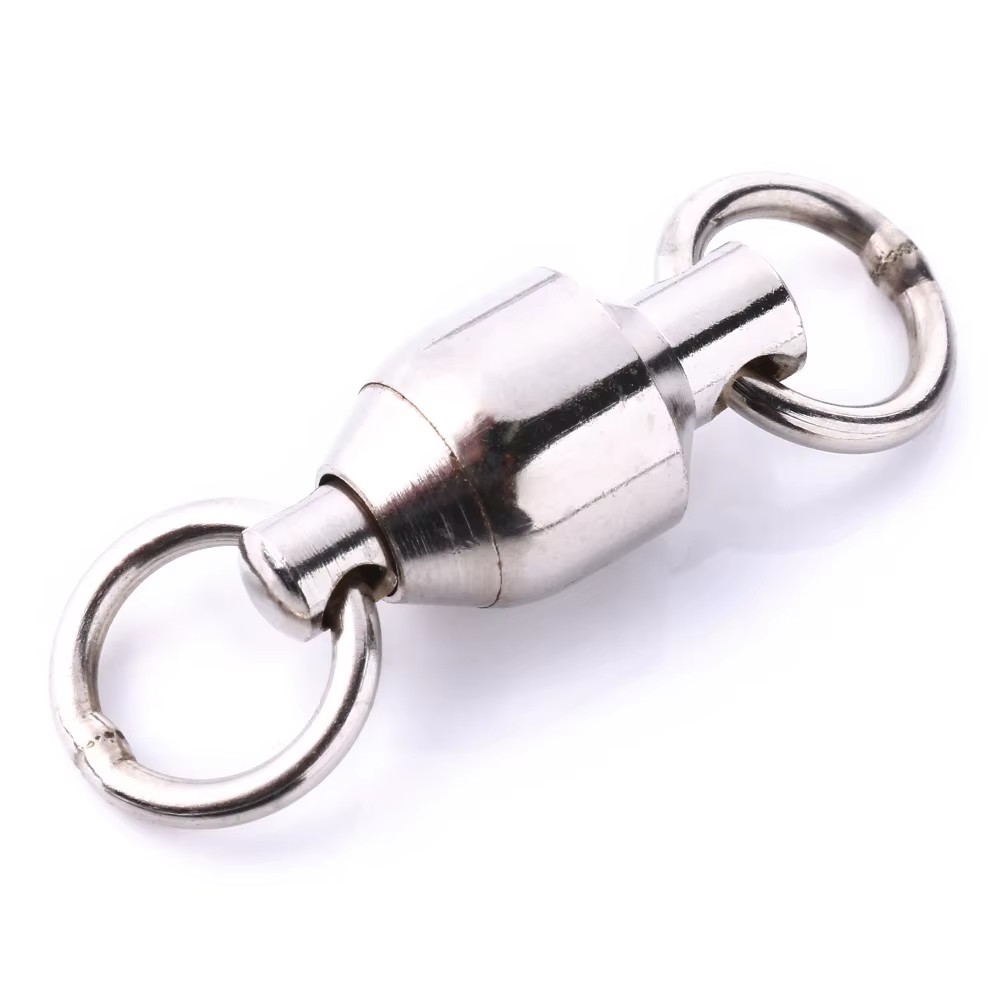 High Strength Barrel Rolling Stainless Steel Fishing Snap Swivel