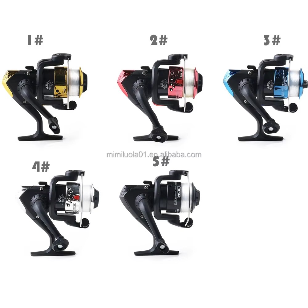Wholesale JL200 3BB 5.2:1 Fly Spinning Fishing Reels for River Lake Stream