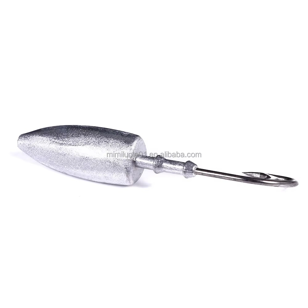 Wholesale JI100 7g 10g 15g 21g 28g 35g Lead Jig Head Fishing Hooks