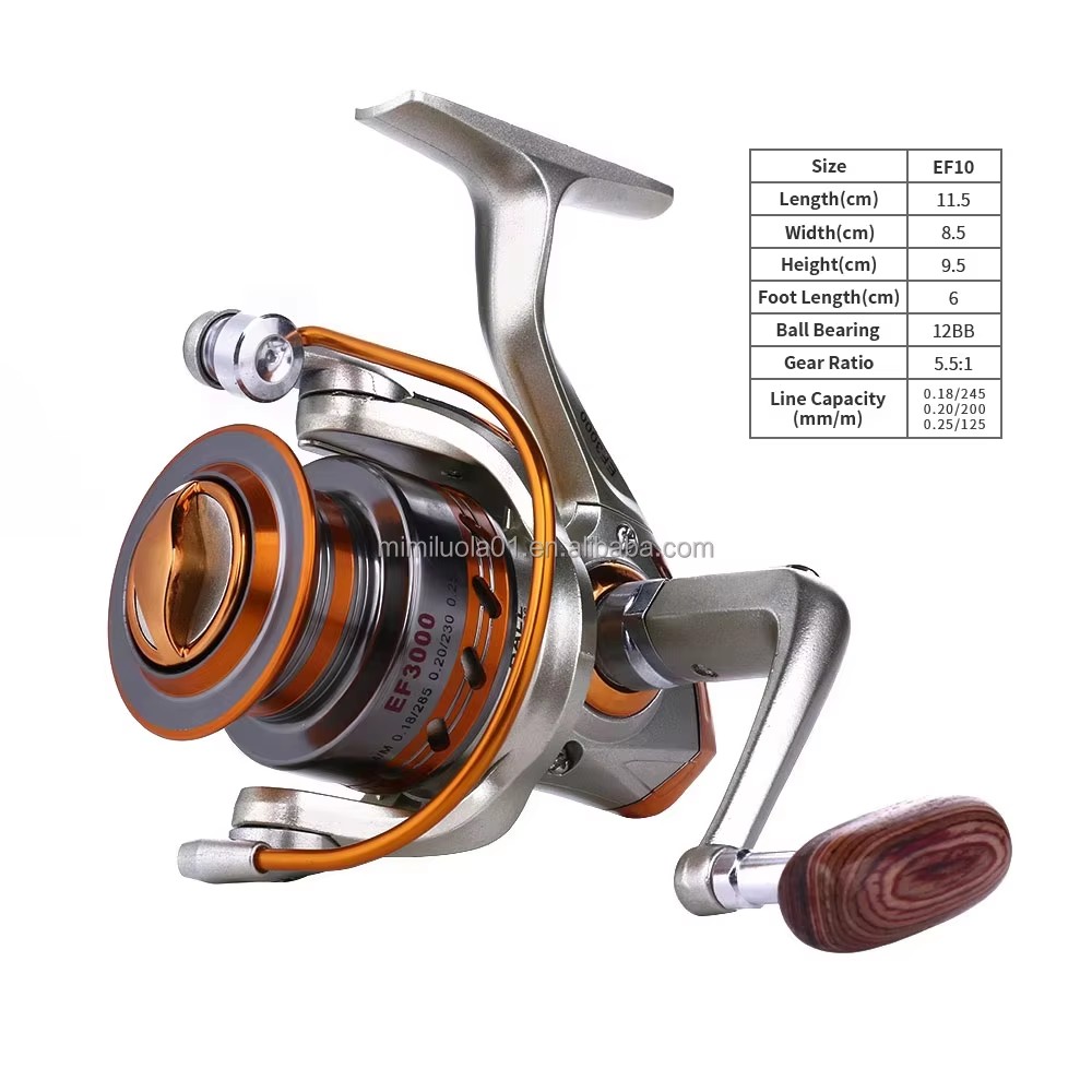 Wholesale EF1000-9000 Series Rotating Spinning Fishing Reels