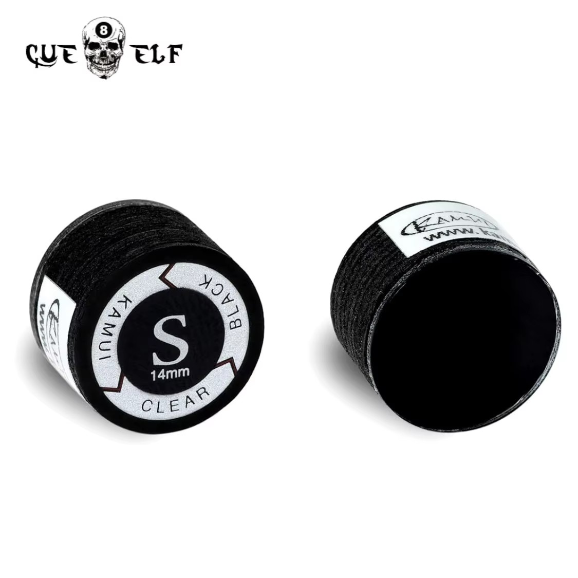 Cueelf Hotsale 14mm SS/S/M/H Clear Billiard Pool Cue Tip Clear Tips 9Layers