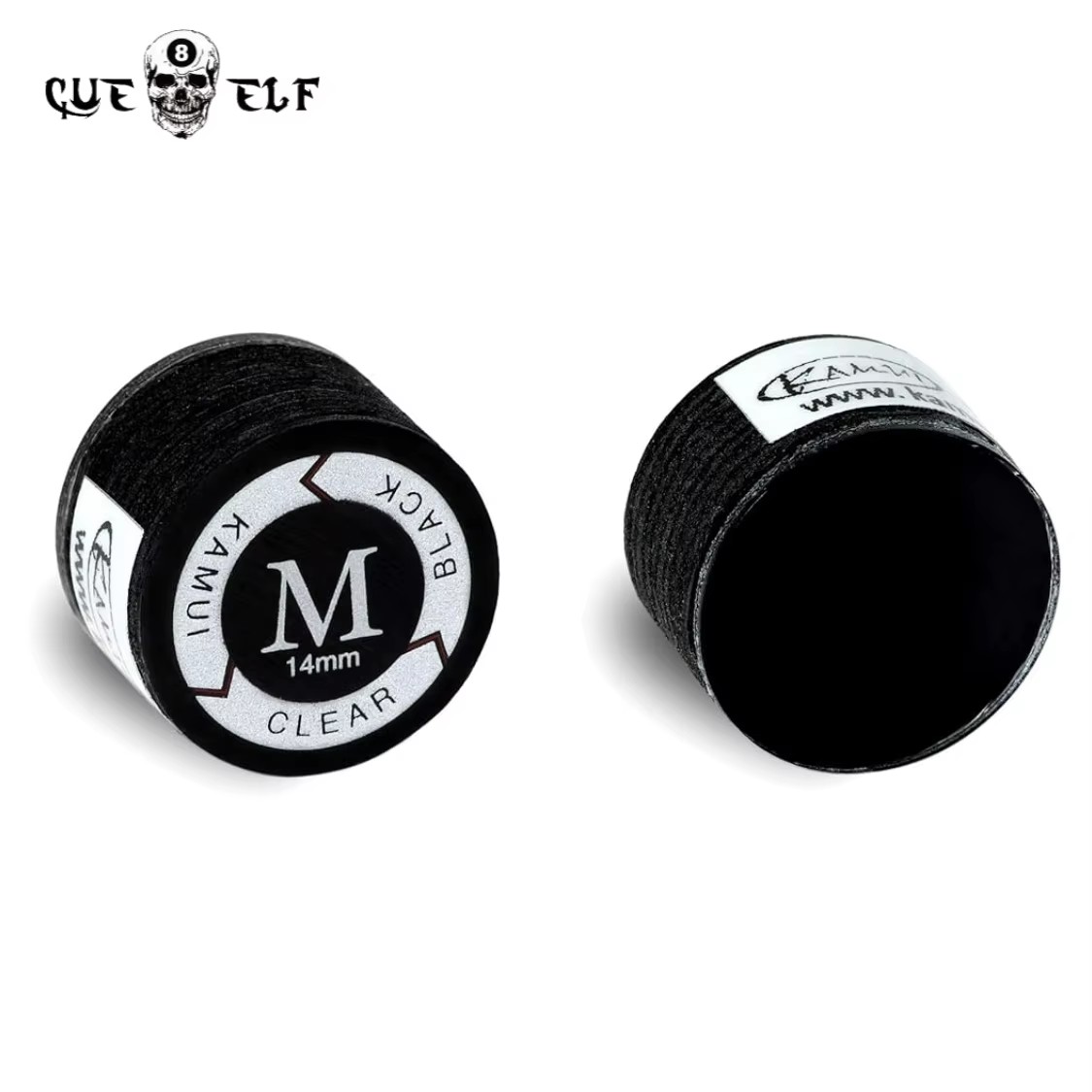 Cueelf Hotsale 14mm SS/S/M/H Clear Billiard Pool Cue Tip Clear Tips 9Layers