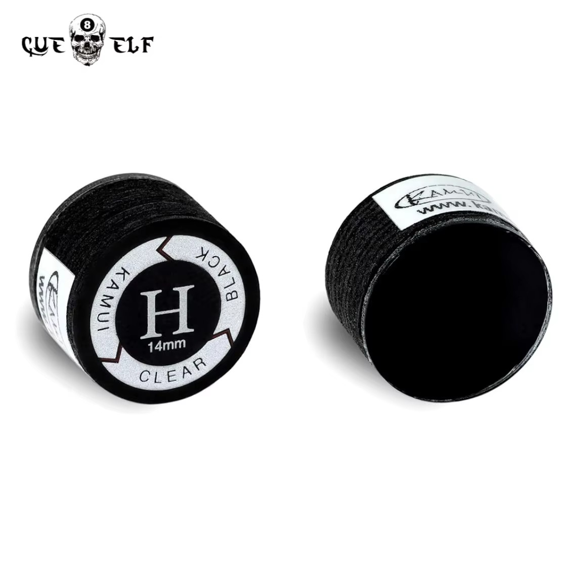 Cueelf Hotsale 14mm SS/S/M/H Clear Billiard Pool Cue Tip Clear Tips 9Layers