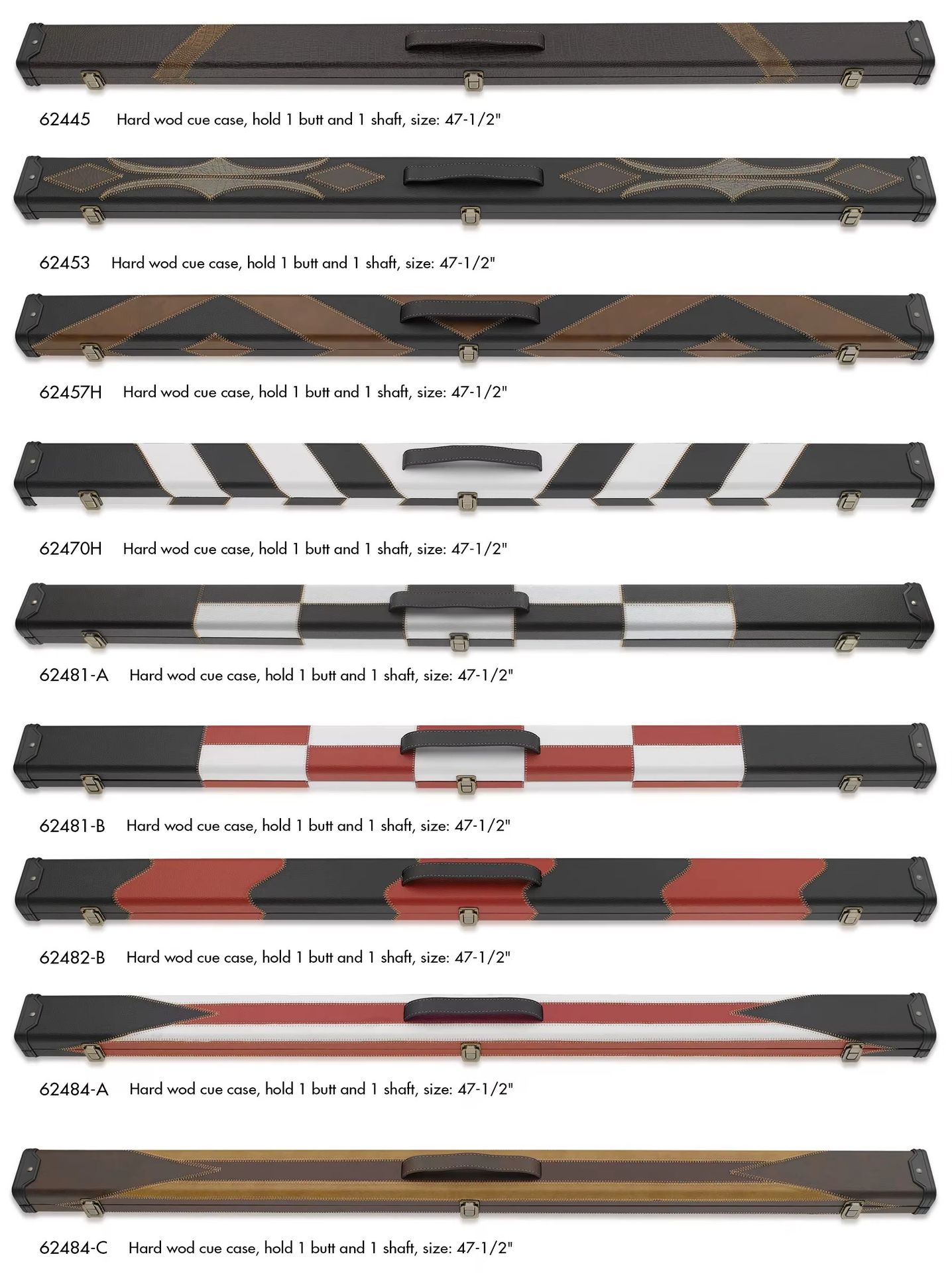 Professional Hard Wood Cue case,snooker Cue Bag