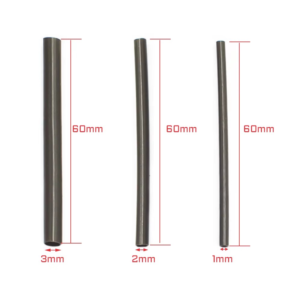 Hirisi Carp Fishing Rigs Shrink Tube Heating Shrink Tube Size 1mm 2mm 3mm Carp Fishing Accessories