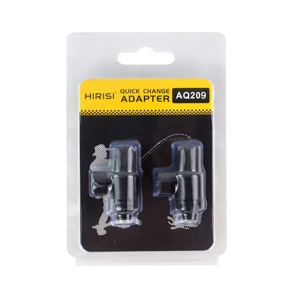 2pcs Per Pack Hirisi Carp Fishing Accessories Quick Change Connector Aluminium for Carp Fishing Alarms Rod Pod Bank Sticks AQ209