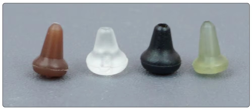 1000 Pieces Fishing Rubber Beads Fishing Rigs for Carp Fishing Hook Stopper Terminal Tackle Accessories