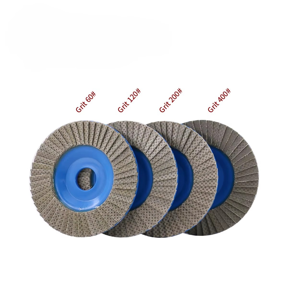 Hybrid Ceramic Vitrified Diamond Flap Wheel Flexible Disc 115mm Coated Flap Disc for Granite Grinding Marble Tile Edge Grinding