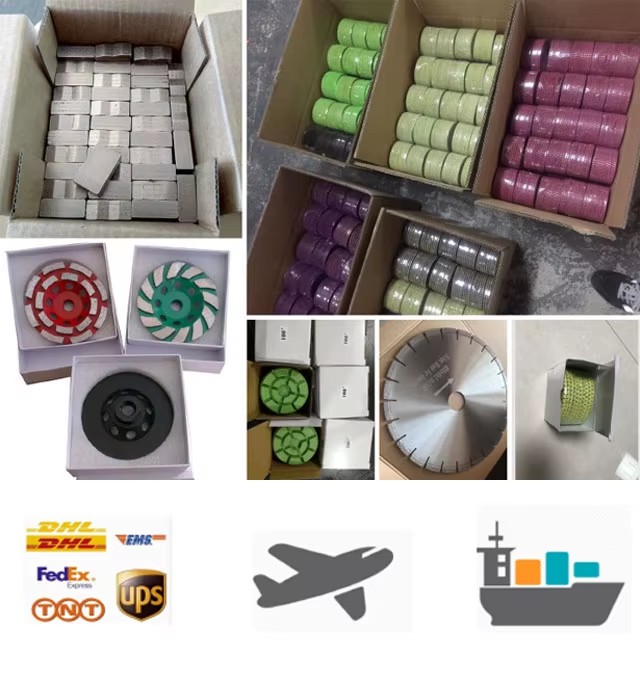 100mm Metal Grinding Pad Diamond Polishing Tool for Granite Marble Concrete