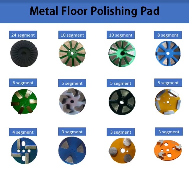 Diamond Metal Grinding Disc Floor Polishing Pad for Granite Marble Concrete Terrazzo
