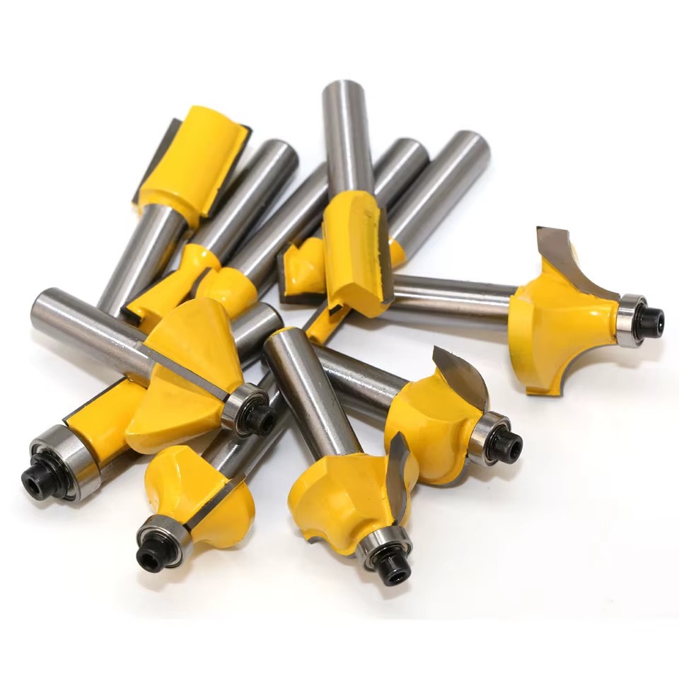 Double Flute Straight Router Bit Alloy Wood Edge Milling Cutter 28mmX65mmX6mm 6mm Shank Tungsten CNC Woodworking OEM/ODM HRC65