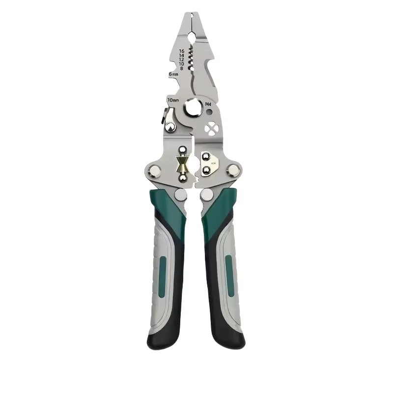 Multifunctional Wire Stripping and Cutting Pliers, Folding Hand Tool
