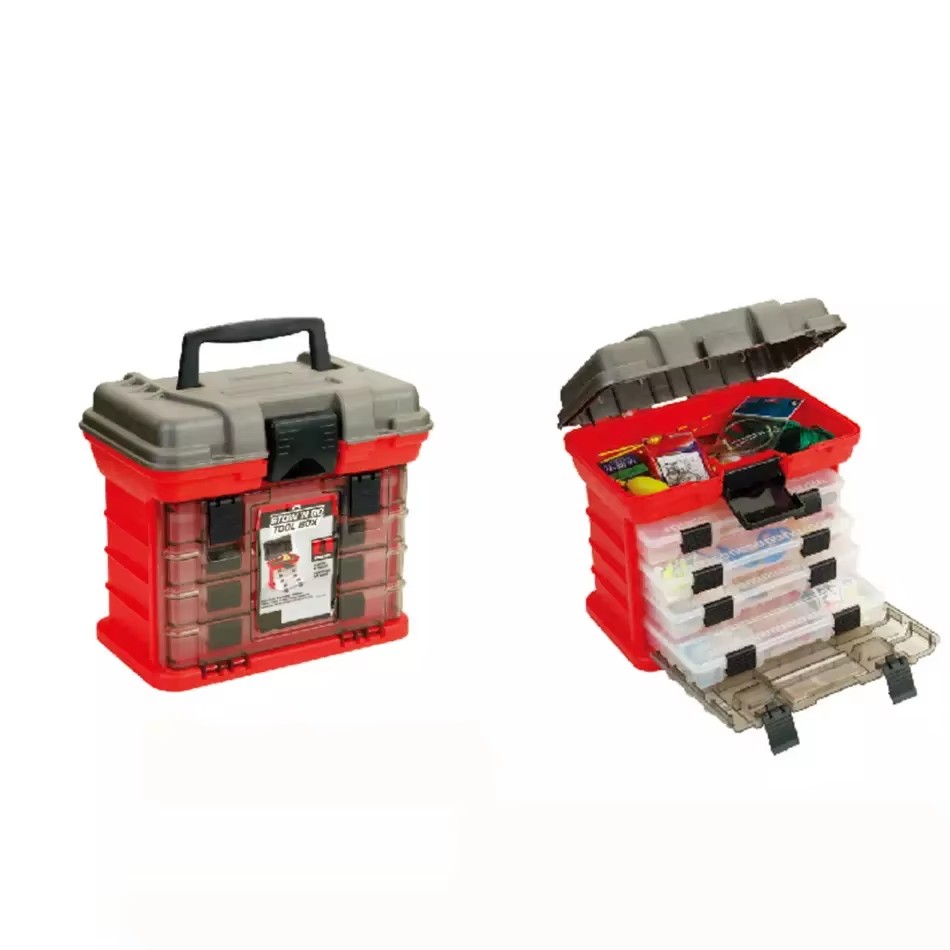 Portable Tool Box Plastic Fishing Storage Kit for Home Holder Electrician Woodworking Jewelry Screw Ring Ect Storage