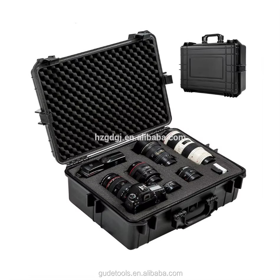 UV Plastic Waterproof Equipment PP Safety Dry Toolbox Storage Carry Protection Camera Hard case with Foam