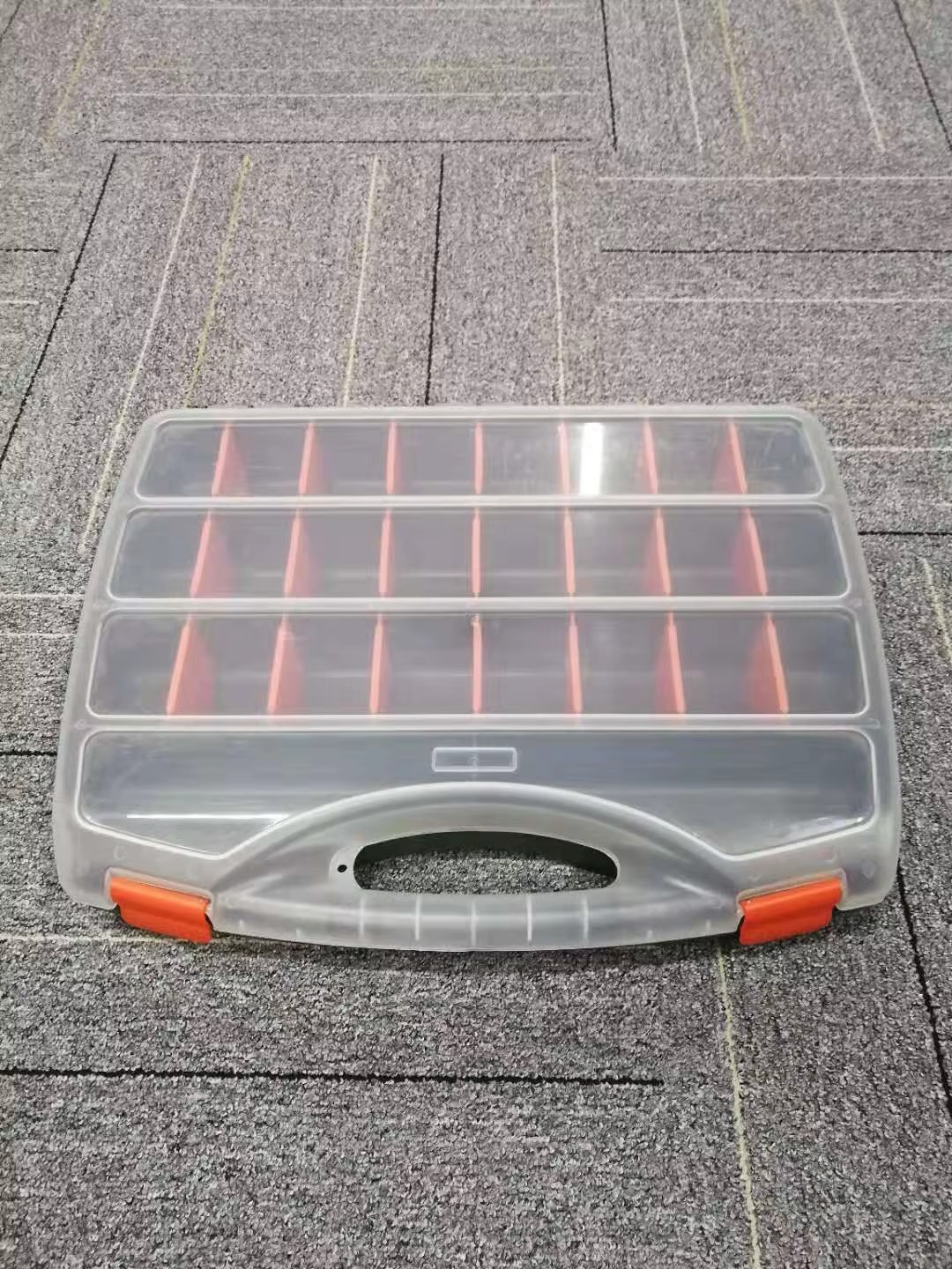 Small Tools Organizer Parts Storage Box With Removable Plastic Dividers for Hardware
