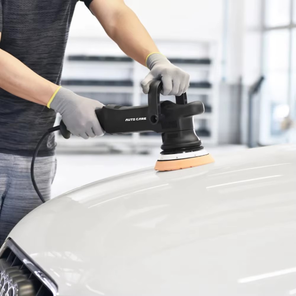 ZOTA 1200W Dual Action Car Polisher 6-inch/7-inch Variable Speed 1100-3050RPM Buffer Double Torque Electric DIY Industrial Use