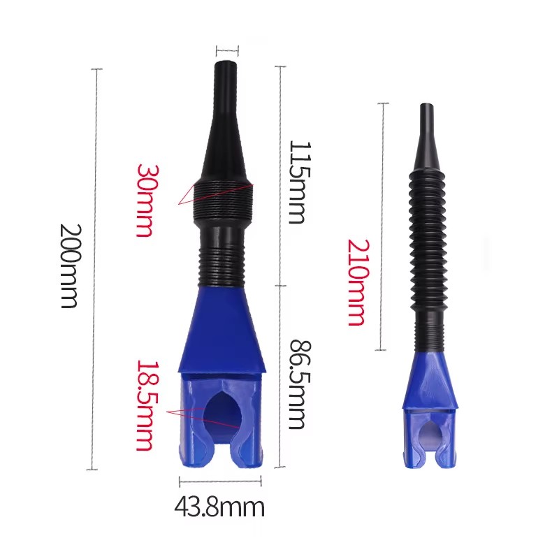 Plastic Car Motorcycle Refueling Gasoline Engine Oil Funnel Filter Transfer Tool Funnel Kit Fluid Change Filling Transfer Tool