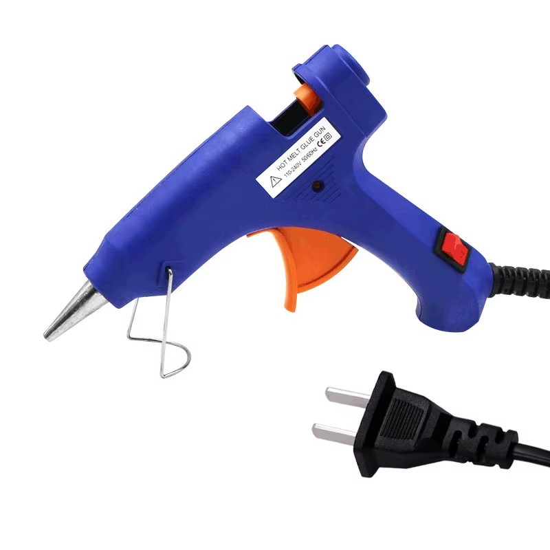 20W Hot Melt Glue Gun Household Industrial Mini Guns Electric Heat Temperature Tool With 7mm Glue Sticks