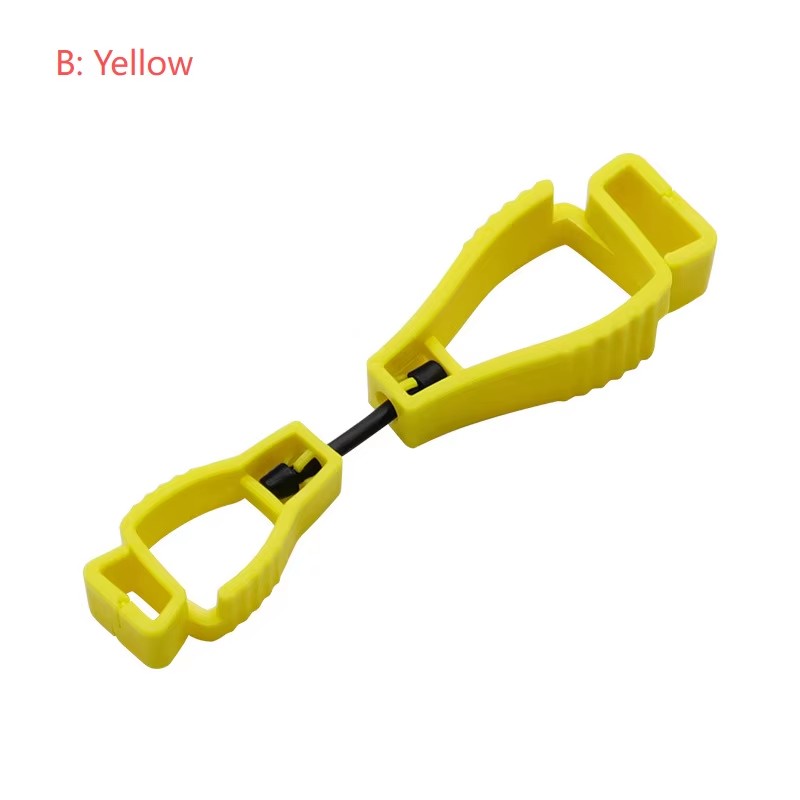 Glove Clips for Work Glove Holders Hanger Safety Plastic Working Gloves Clips Work Clamp Guard Multifunctional Tool