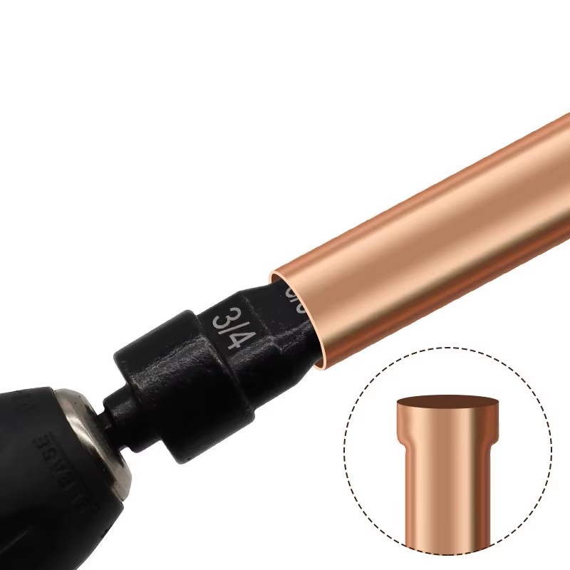5-In-1 Air Conditioner Tube Expander Tower Structure Expanding Expanding Steel Drill Bit Set For Use With Hand For Hvac Repair