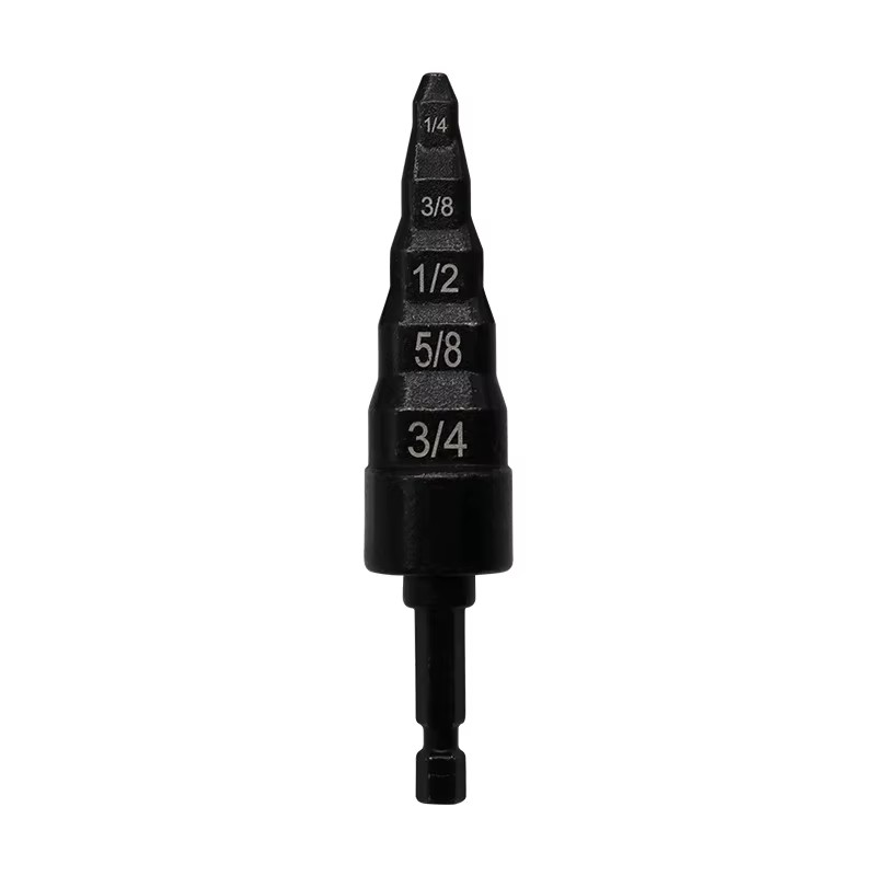 5-In-1 Air Conditioner Tube Expander Tower Structure Expanding Expanding Steel Drill Bit Set For Use With Hand For Hvac Repair
