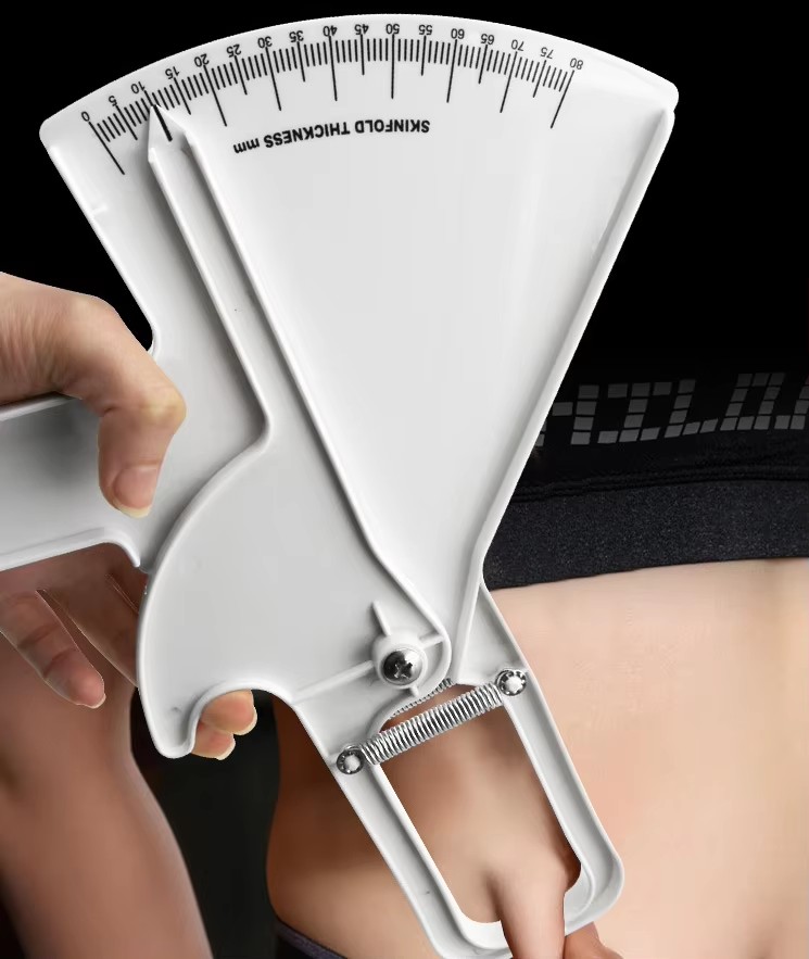 80mm Skinfold Bodyfat Calipers Body Fat Caliper Body Fitness Tester Analyzer Fat Measure Slimming Measurement Tool