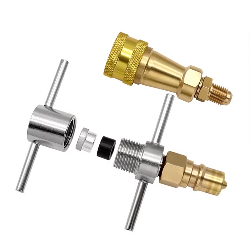 Tools High Pressure Washer 1/4 Refrigerator Quick Coupling Brass Washer Quick Connect Plug