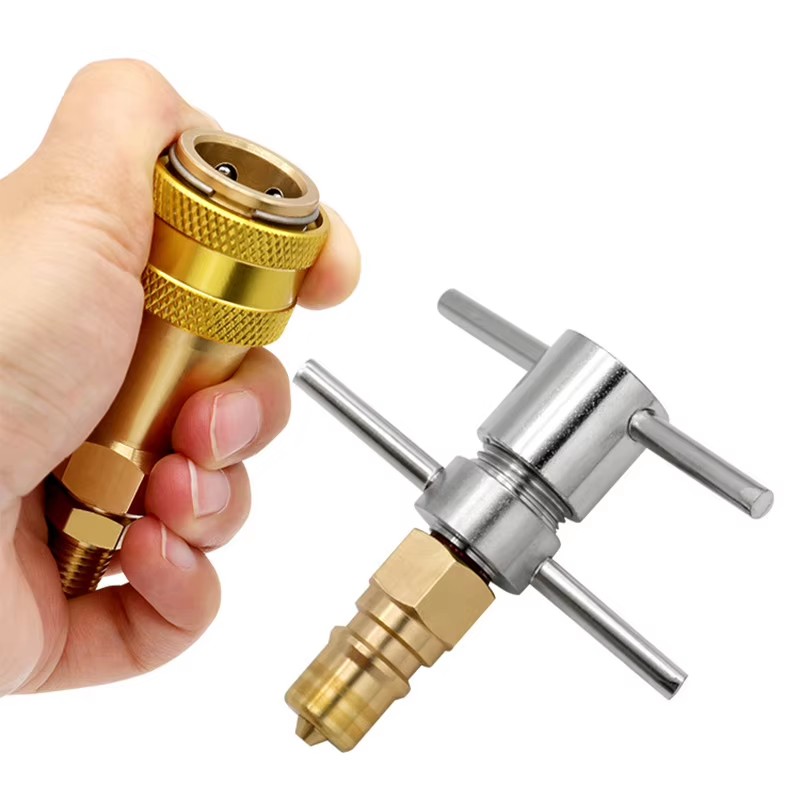 Tools High Pressure Washer 1/4 Refrigerator Quick Coupling Brass Washer Quick Connect Plug