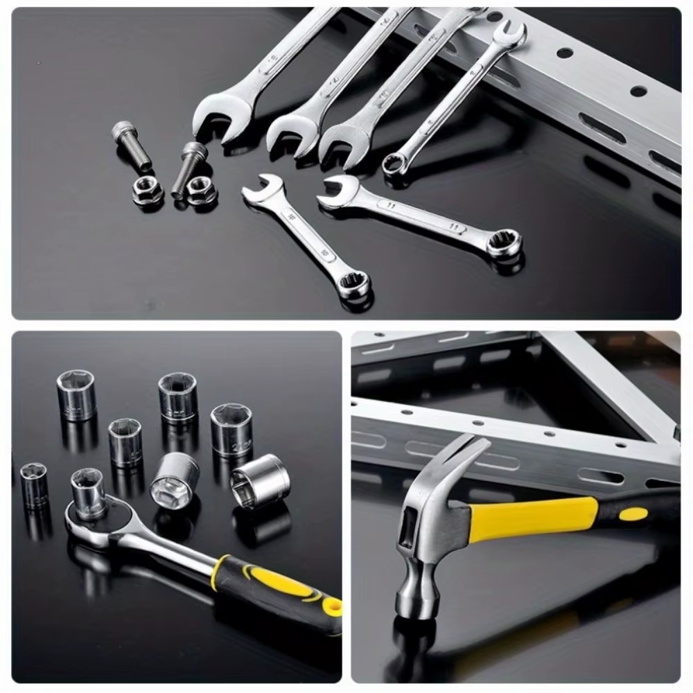 Home Multi-Functional Tool Box 118 PCS Set with Pliers Screwdrivers & More-Hardware Tools for Woodworking and Auto Repair