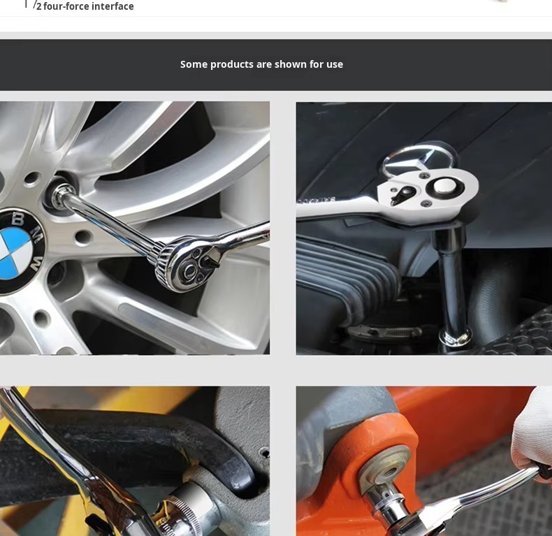 Multi-Functional Car Repair Tool Set Socket Wrench Ratchet Portable Automotive Toolbox Heavy Duty Mechanic Maintenance Tool