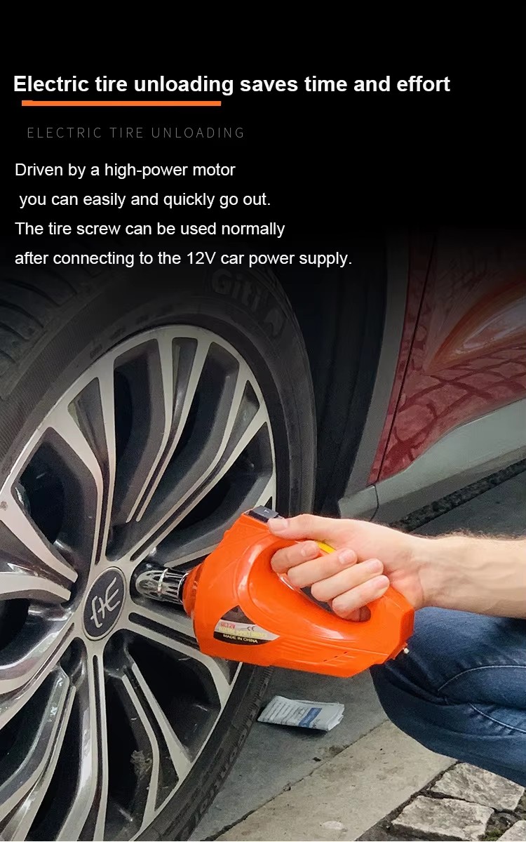 2 in 1 Electric Car Pneumatic Jack 5 Ton 12v Kit Hydraulic Car Jack With Electric Impact Wrench Wheel Spanner