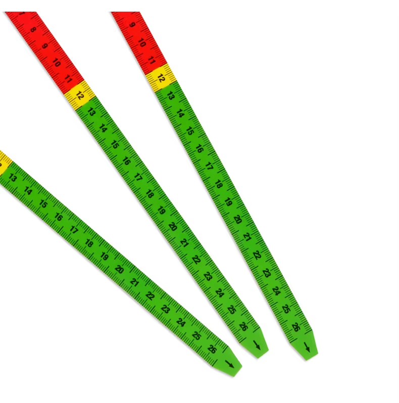 Promotional Wholesale 26.5cm Colorful Circumference MUAC Soft Body Measuring Tape