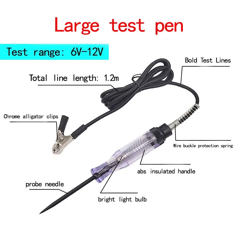 Car Digital Display test Pencil Fault Circuit Dimension 6-24V Digital Display test Pen