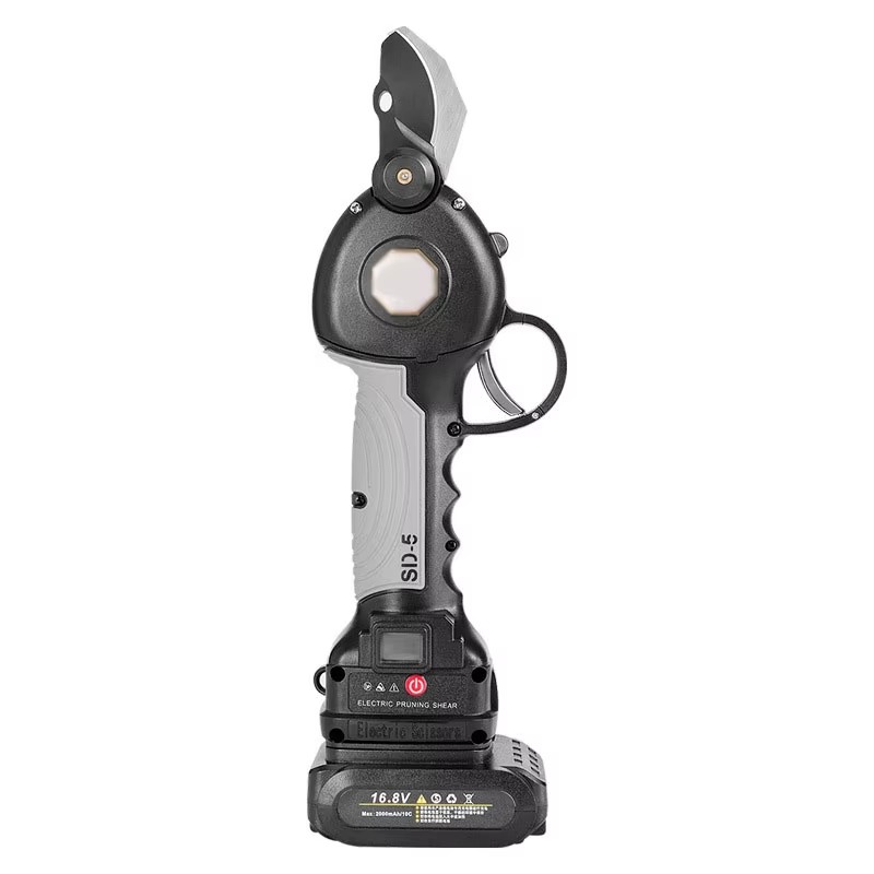 Professional Cordless Garden Electric Scissors Tree Branch Pruner Lithium Battery Steel Shear Machine for Plant Pruning